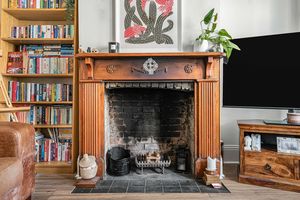 Character fire place- click for photo gallery